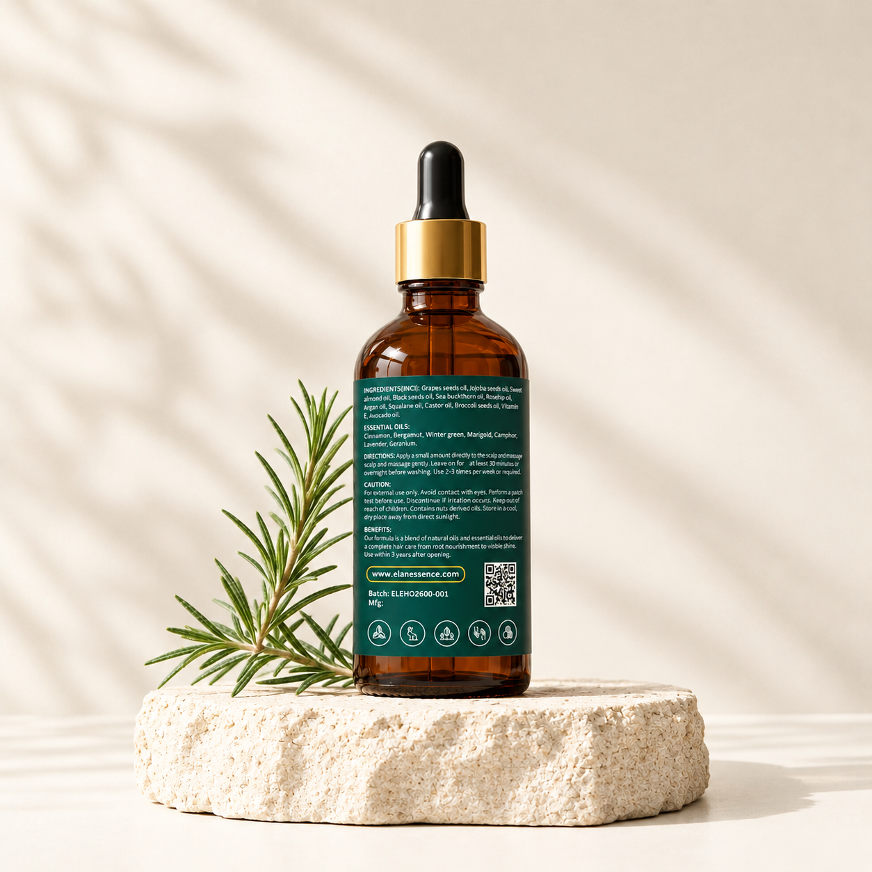 amber botanical hair oil product portrait amber botanical hair oil product portrait