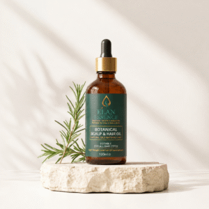 botanical elixir on stone